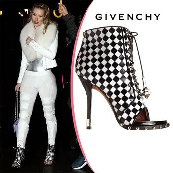 Iggy Azalea Braves Elements in Givenchy Booties
