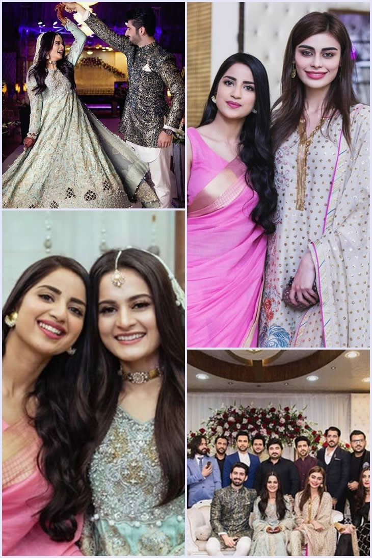 Muneeb Butt and Aiman Khan Engagement Pictures