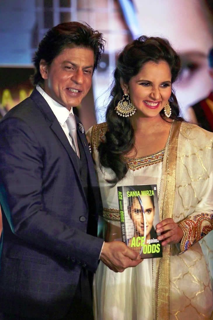 Shah Rukh Khan Launches Sania Mirza's Book