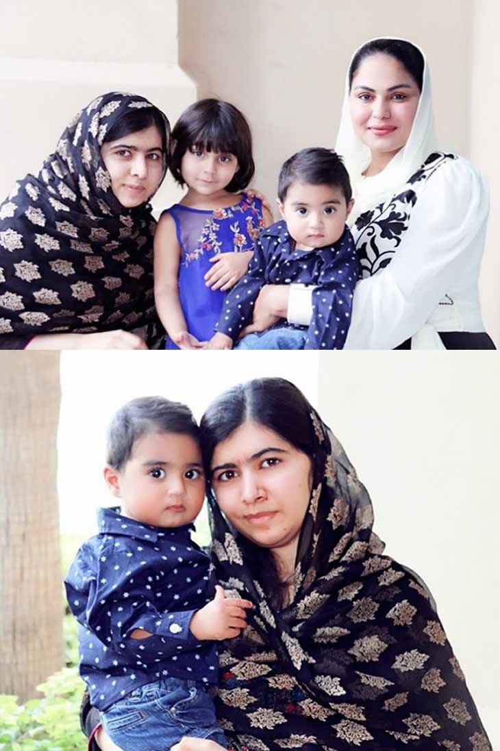 Veena Malik meets Malala Yousafzai in UAE