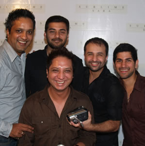 Adnan, Shakeel , Amir and Raza at Sublime Launch