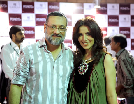 Amir Adnan with Neini Rafi at Red Carpet of PFDC Karachi