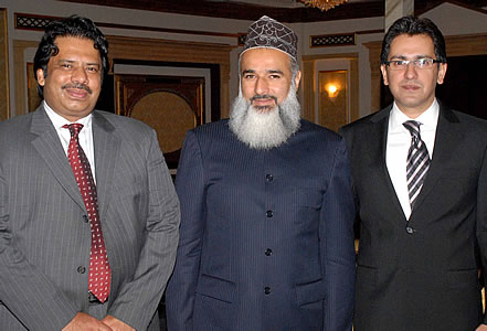Jahangir Khan, Haji Rafiq and Faisal Hassan
