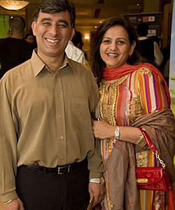 Vaishal Nagpal and Naina Nagpal at concert