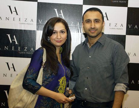 Asifa and Nabeel at V Lawn 2011 Exhibition