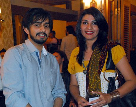 Jimmy Khan and Fariha Pervez at Album Launch
