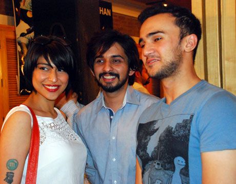 Meesha, Jimmy and Mahmood at Jimmy Khan Album Launch