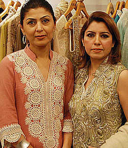 Mehnaaz and Sobia at Sublime Launch
