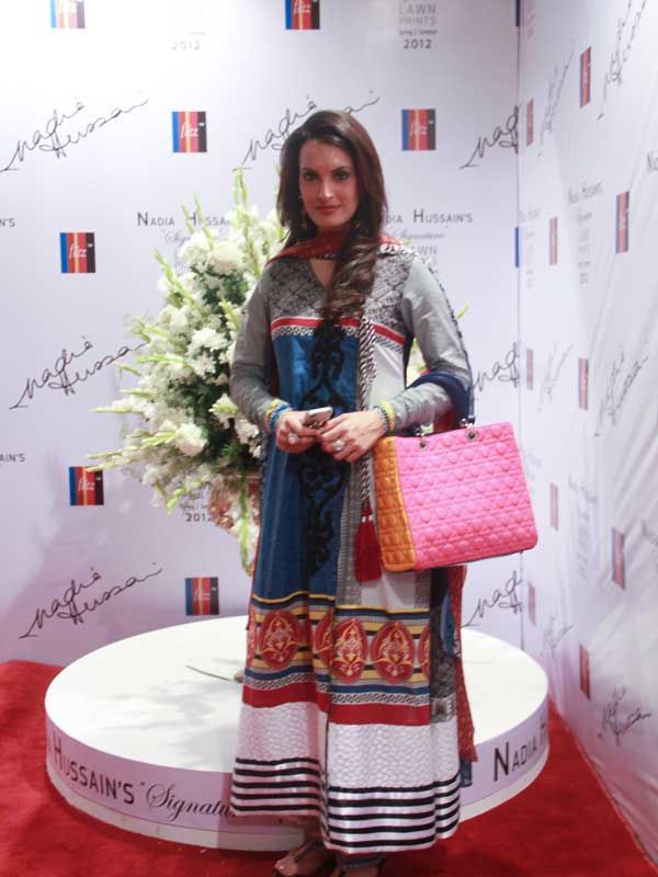 Launch of Lawn Prints 2012 by Nadia Hussain