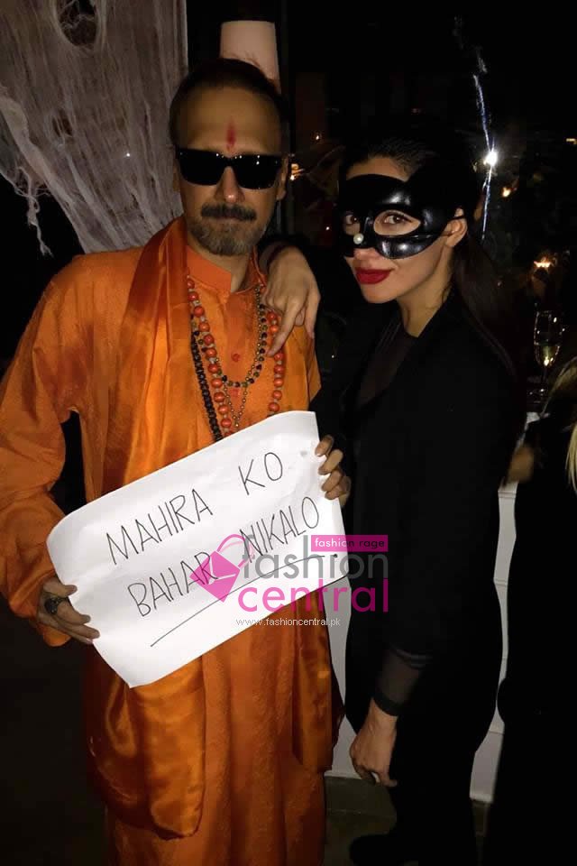Mahira Celebrate Halloween with Other Celebrities