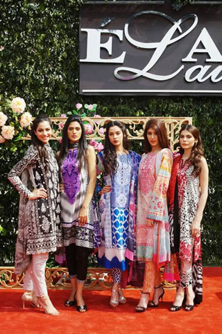 Elan Lawn Spring/Summer 2014 Collection in collaboration with Hussain Mills Limited, Elan Introduced Spring/Summer 2014 Collection