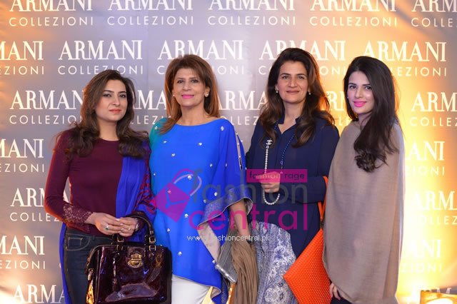 Launch of Armani Collezioni Islamabad Event Pics