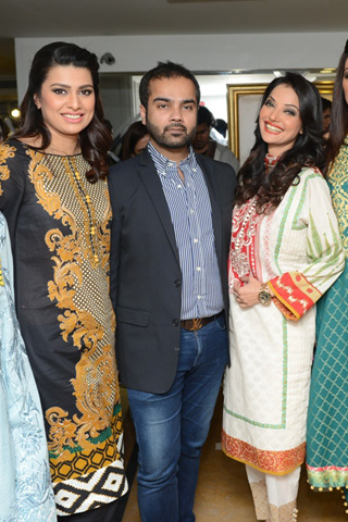 Launch of Crescent Lawn Spring/Summer 2014 by Faraz Manan
