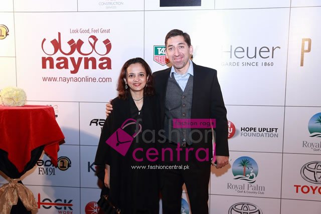 Nayna TAG Heuer Pedro 4D Fashion Show 2014 Red Carpet Lahore
