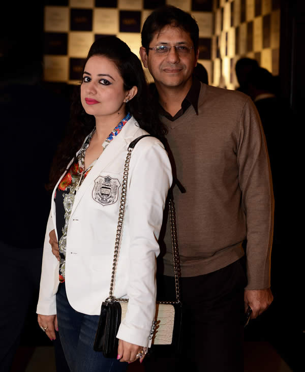 Mr. and Mrs. Shoaeb Shams at Lux Star Calendar 2014