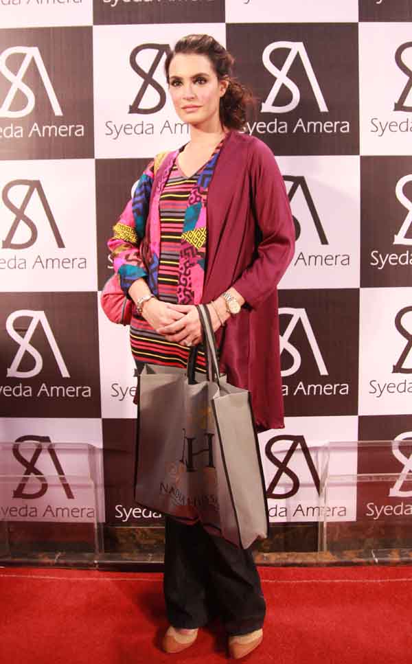 Nadia Husain at Launch of Syeda Amera Couture