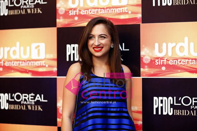 Red Carpet of PFDC LOreal Paris Bridal Week Lahore Event Gallery