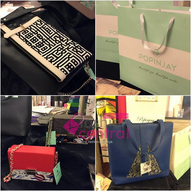 Popinjay clutches on display at Fashion Day Out