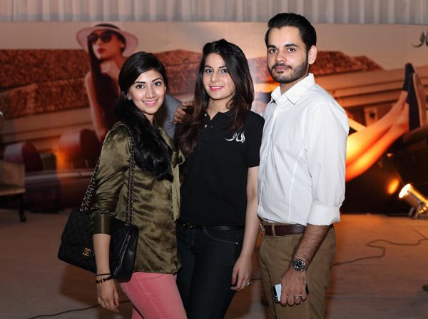 Launch of Almas Flagship Store - Rabiya, Chandni and Umair