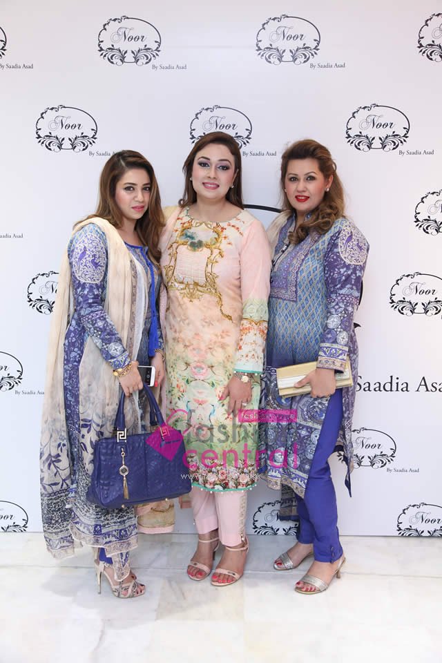 Saadia Asad Summer Lawn Collection Launch Guests