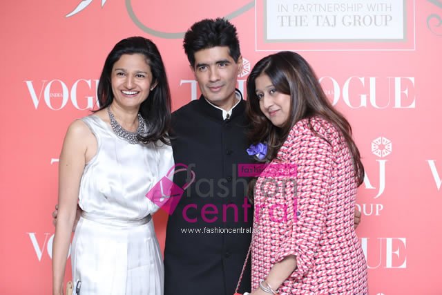 Sahiti Gaddam with Manish Malhotra and Priya Tanna