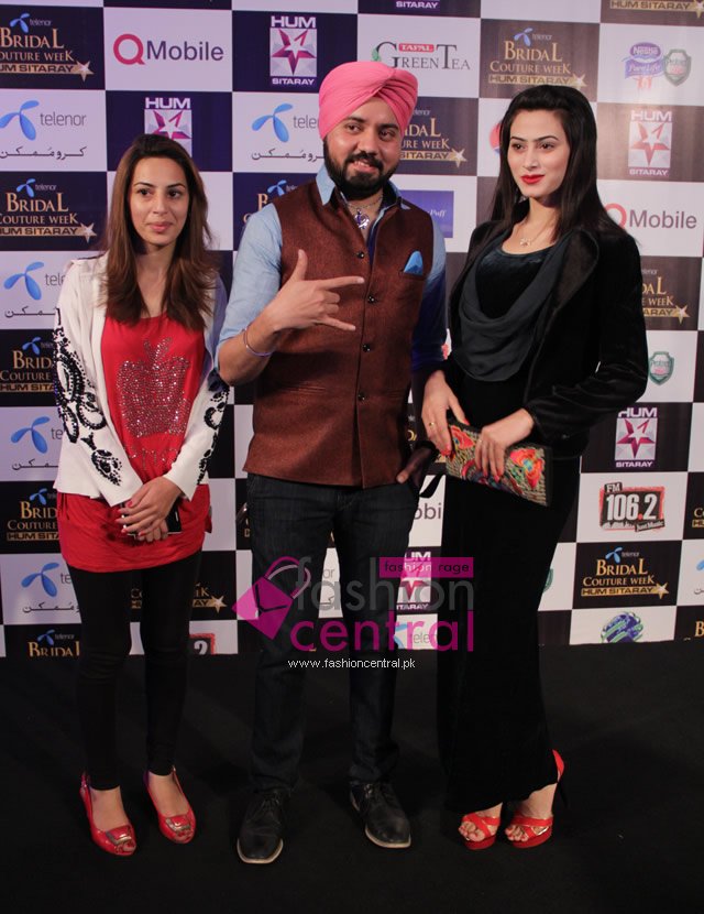 Red carpet Telenor Bridal Couture Week 2014 Day 1