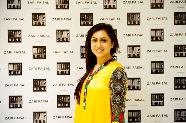 Wardha Saleem at Launch of Zari Faisal Store in Karachi