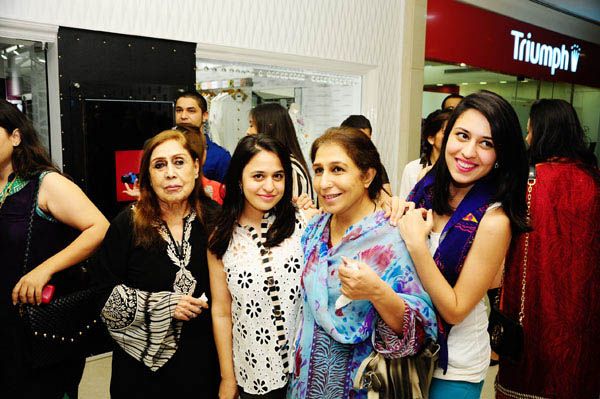 Guests at Launch of Zari Faisal Pop-Up Store