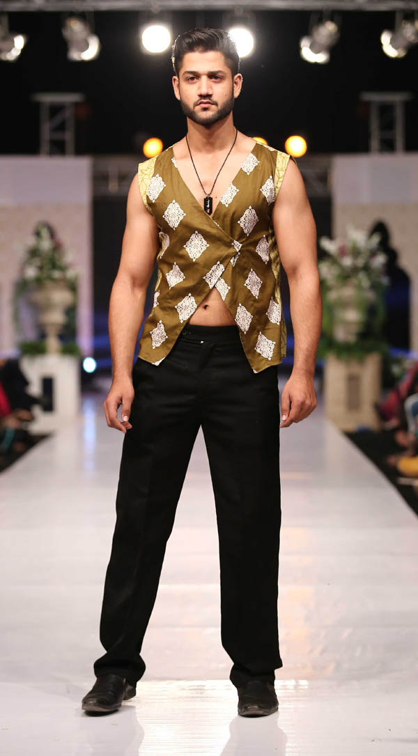 Male Pakistani Model at Nofil Siddiqui Launch 2014