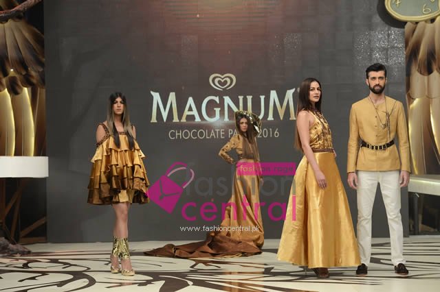 Faraz Mannan Magnum Chocolate Party Collection