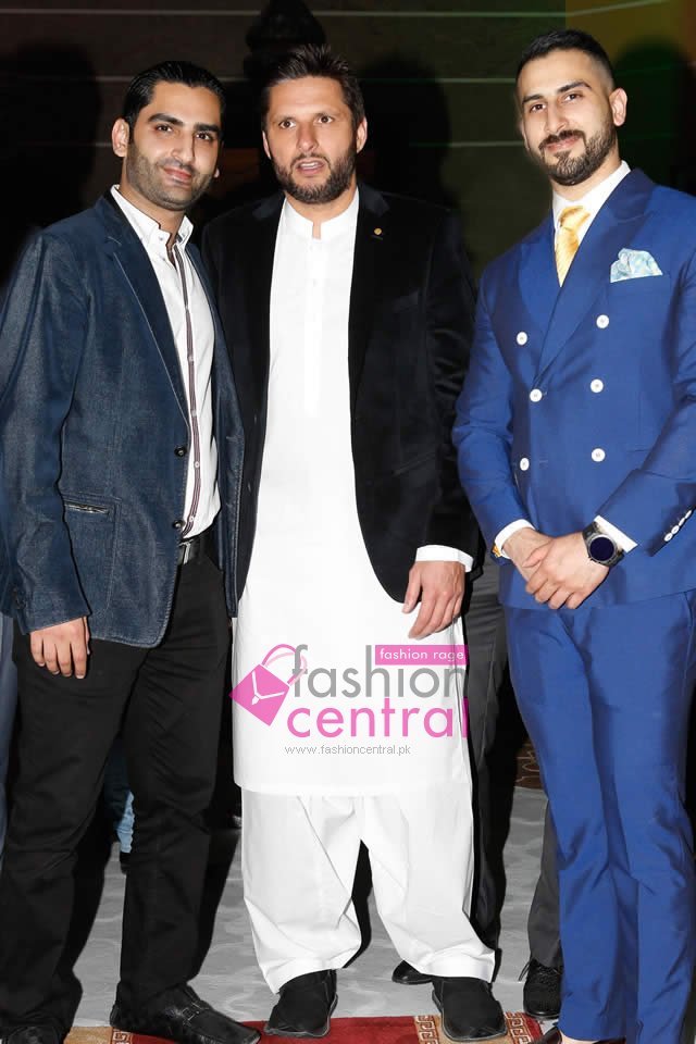Saleem Karsaz, Shahid Afridi and Baber Shah
