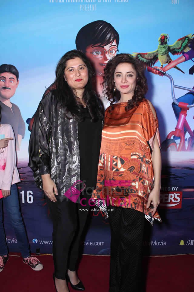 Sharmeen Obaid Chinoy with Sarwat Gilani