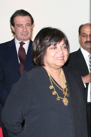 Ambasador Munir Akram, writer Samina qureshi, Gen (R) Anees Bajwa in Middle at back-1