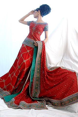 Pakistani Bridal Fashion Dresses Collection by Imbias Designer