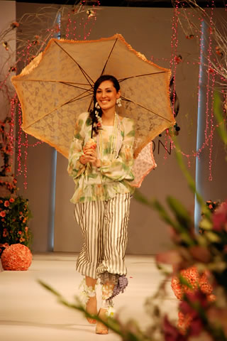 Fashion Designer Karma at PFDC Sunsilk Fashion Week Lahore