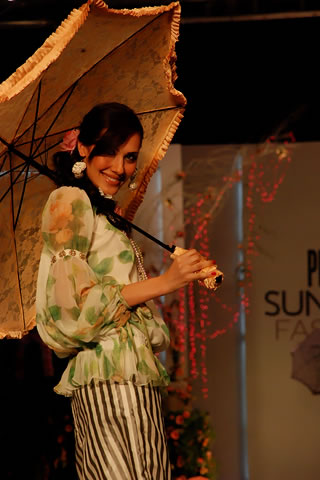 Fashion Designer Karma at PFDC Sunsilk Fashion Week Lahore
