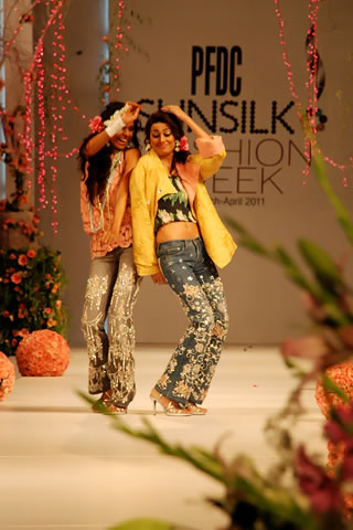 Pakistani Designer Karma at PFDC Sunsilk Fashion Week 2011 Lahore
