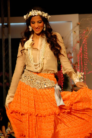 Famous Designer Karma at PFDC Sunsilk Fashion Week 2011 Lahore