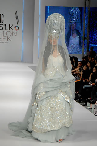 Pakistani Designer Ali Xeeshan at PFDC Sunsilk Fashion Week 2011 Lahore