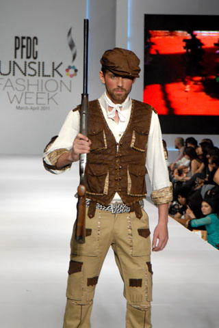 Ammar Belal Collection at PFDC Sunsilk Fashion Week 2011 Lahore