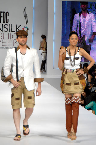 Pakistani Designer Ammar Belal at PFDC Sunsilk Fashion Week 2011 Lahore