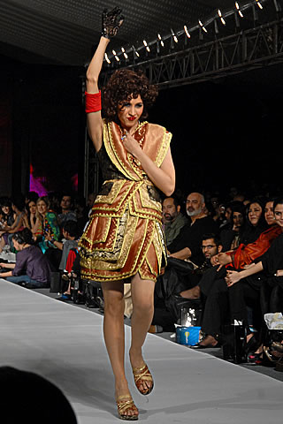 Sabina Pasha wearing Ammar Belal