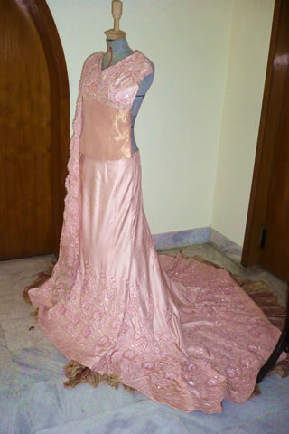Bridal wear dress by Marjaan