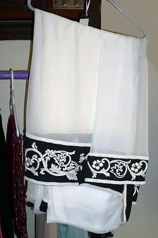 Embroidered dresses by Marjaan