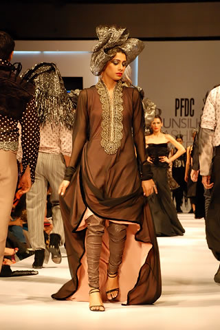Fahad Hussayn Latest Designs at PFDC Sunsilk Fashion Week 2011 Lahore