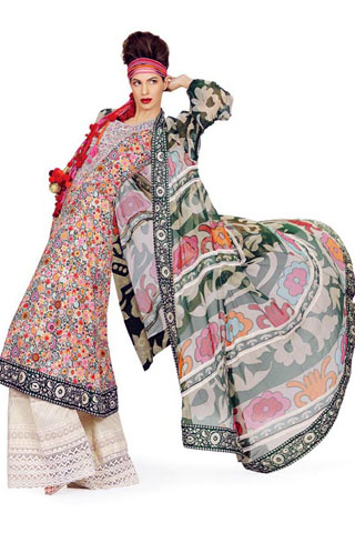 Summer Lawn Collection 2011 by Khaadi, Latest Summer Lawn Collection