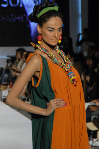 Fashion Designer Fnk Asia at PFDC Sunsilk Fashion Week Lahore