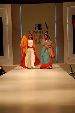 Sara Shahid Latest Designs at PFDC Sunsilk Fashion Week 2011 Lahore