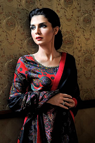 Mahnoor Baloch showcased Love Collection 2010 by Nishat
