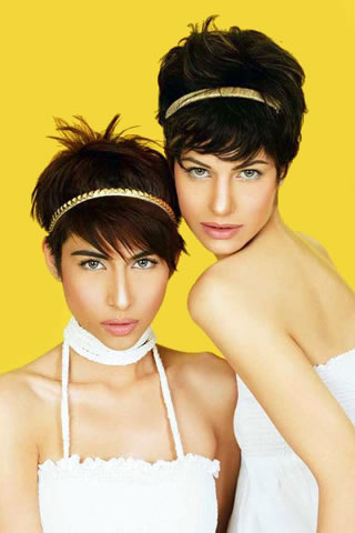 Meesha Shafi and Cybil are the new faces of Khaadi 2010